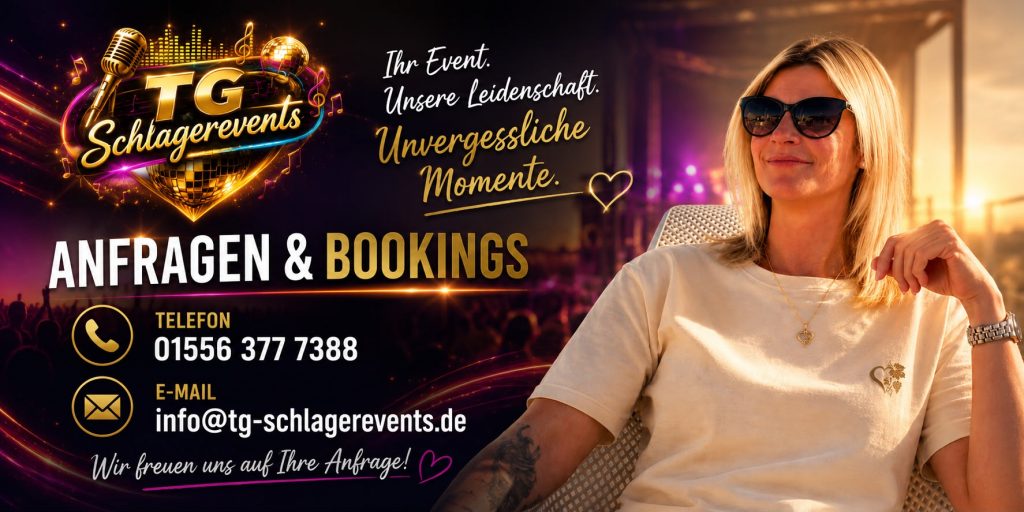 Wir planen Deine Schlagerparty oder Dein Event.